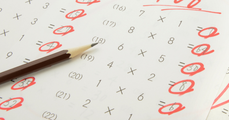 Math test scores